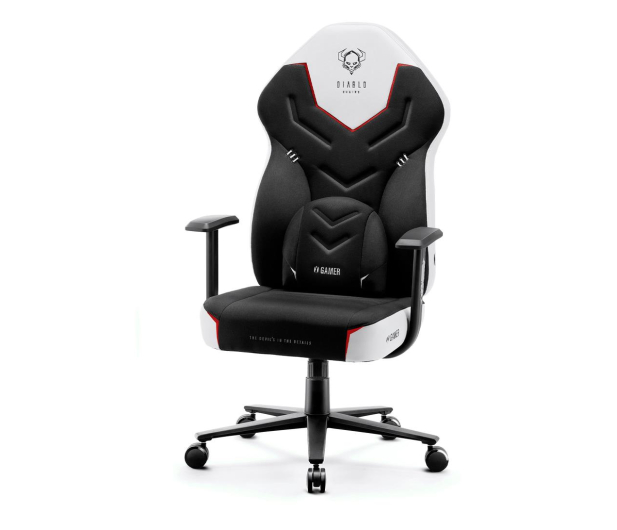 DIABLO Chairs X-GAMER 2.0 Normal Size czarno-biały - 1192270 - zdjęcie 3